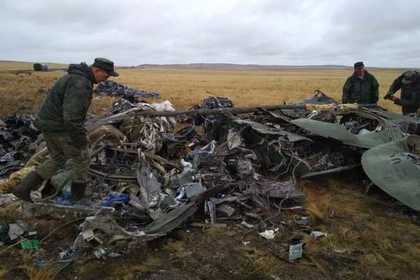 Появились фото рухнувших российских БМД
