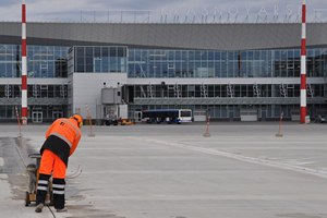 Главгосэкспертиза согласовала проект реконструкции перрона в аэропорту Красноярска