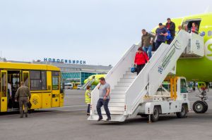Аэропорт "Толмачёво" в январе-августе 2019 года нарастил пассажиропоток на 15%